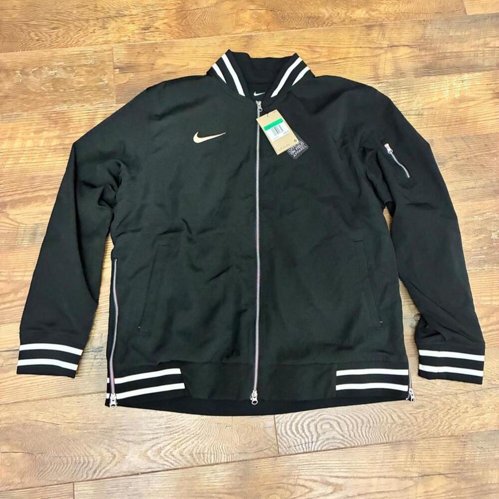 Nike bomber jacket blackwhite